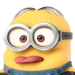 😛 Minion minion, cartoon, funny, yellow, character, despicable me telegram sticker