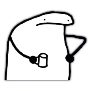 😴 sticker, florkofcows, drink, character telegram sticker