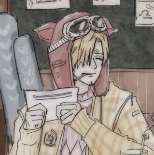 😌 Sanji One Piece Anime, Kartun, One Piece, Sanji telegram sticker