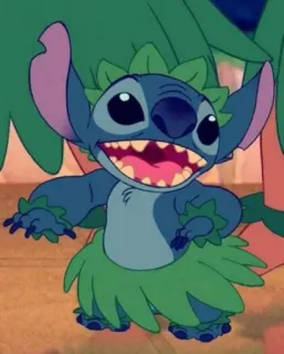 😂 Stitch Lilo & Stitch стич, лило и стич, мультфильм, дисней, персонаж, инопланетянин, милый telegram sticker
