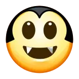 π§ββ vampire, emoji, halloween, monster, fangs whatsapp sticker