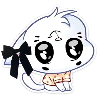 🙃 かわいい, カワイイ, ちび, アニメ, 動物, ステッカー telegram sticker