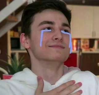 🌟 triste, chorando, lágrimas, emocional, chateado telegram sticker