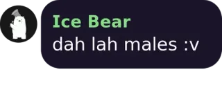 🗿 Ice Bear dah lah males :v Glace Ours, We Bare Bears, Dessin animé telegram sticker