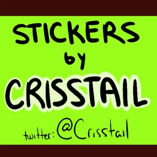 ™ STICKERS by CRISSTAIL twitter: @Crissttail стикеры, crissttail, twitter, социальные сети, имя пользователя telegram sticker