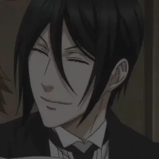 😏 Sebastian Michaelis Black Butler Anime, Demone, Maggiordomo, Sebastian Michaelis, Black Butler telegram sticker