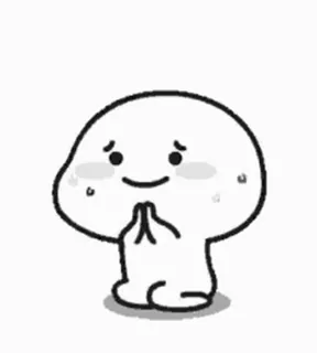 😂 Cartone animato, Carino, Implorante, Per favore, Dispiaciuto telegram sticker