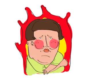 微苦情人生 by blkchan telegram stickers