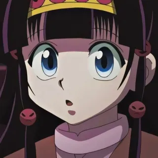 ⛓️ Alluka Zoldyck Hunter x Hunter Anime, Manga, Charakter, Fanart, Niedlich, Cartoon telegram sticker