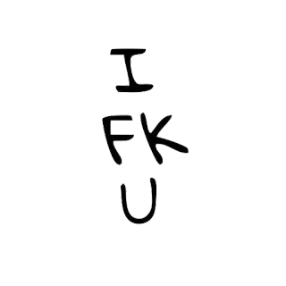😡 I FK U ofensivo, palavrão, vulgar, profano, gíria whatsapp sticker