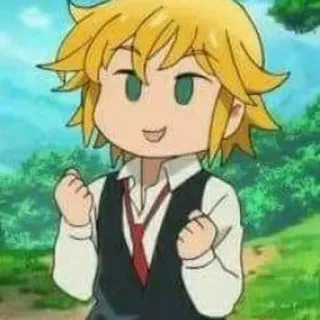 ✨ Meliodas Seven Deadly Sins Anime, Chibi, Meliodas, Seven Deadly Sins, Manga telegram sticker