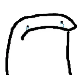 😭 florkofcows, sad, crying, white, stick figure telegram sticker