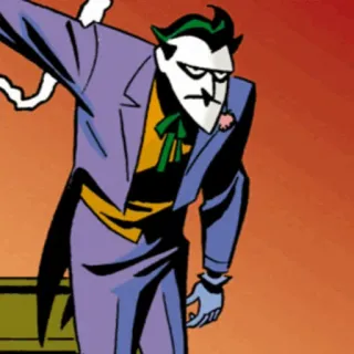 📎 The Joker Joker, Batman, DC Comics, Bösewicht, Comic, Cartoonfigur telegram sticker