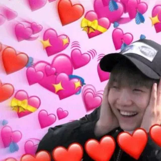 ❤️ coeurs, amour, mignon, réaction, affectueux, adorable, joyeux telegram sticker