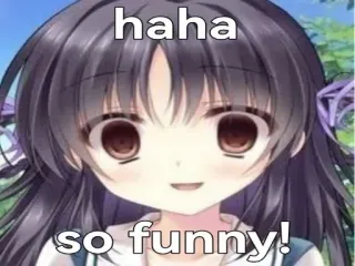 😆 haha so funny! anime, haha, funny, cartoon telegram sticker