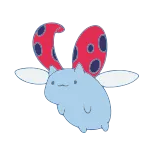 🐞 Cartone animato, Carino, Animale, Insetto, Volante, Adesivo whatsapp sticker