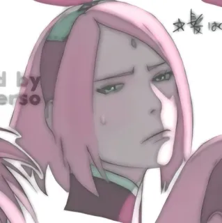 😶 Sakura Naruto Anime, Sakura, Naruto, Postać, Japoński telegram sticker