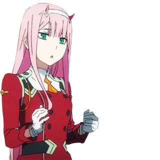 ゼロツー Zero Tsū「вყ: @Santouryuu」 telegram stickers