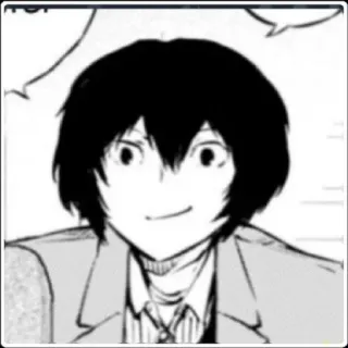 🙃 Dazai Osamu Bungou Stray Dogs Anime, Mangá, Bungou Stray Dogs, Dazai Osamu, Personagem, Ficção telegram sticker