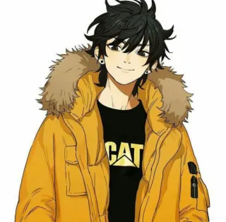 😊 Anime, Kartun, Jaket, Kucing, Konstruksi, Mesin telegram sticker