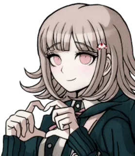 ❤️ Chiaki Nanami Danganronpa anime, game, character, cute, danganronpa telegram sticker
