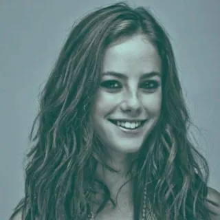 😁 mujer, retrato, chica, persona, cara, sonrisa telegram sticker