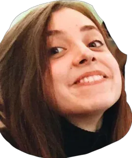 😁 mujer, cara, retrato, persona, selfie, femenina telegram sticker