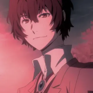🐾 Dazai Osamu Bungou Stray Dogs Anime, Bungou Stray Dogs, Dazai Osamu, Manga, Charakter, Porträt telegram sticker
