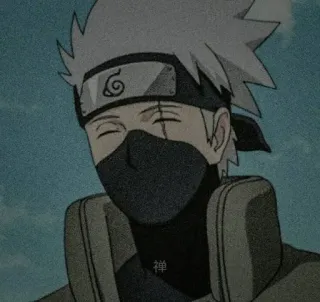 🙂 Kakashi Naruto 禅 Anime, Kakashi, Naruto, Kreskówka, Ninja telegram sticker
