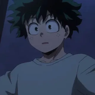🥦 Izuku Midoriya My Hero Academia anime, my hero academia, deku, izuku midoriya, manga telegram sticker