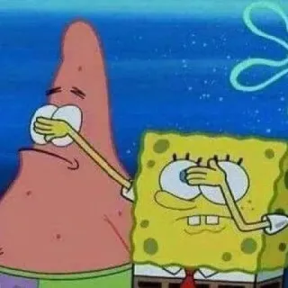 🫣 SpongeBob SquarePants and Patrick Star SpongeBob SquarePants telegram sticker