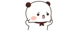 ✨ panda, carino, sticker, arrabbiato, espressione whatsapp sticker