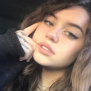 💞 mujer, persona, cara, retrato, maquillaje, chica, bonita telegram sticker