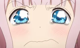 🥺 chorando, triste, anime, lágrimas, emocional, mangá telegram sticker