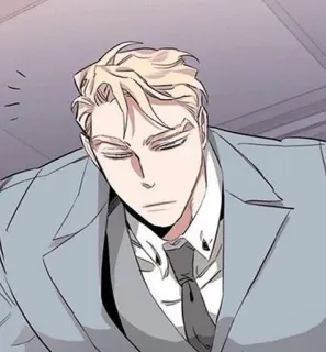 🔪 애니메이션, 남자, 정장, 캐릭터, 일러스트 telegram sticker