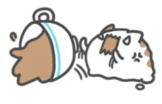 😠 고양이, 커피, 귀여운, 동물, 스티커 telegram sticker