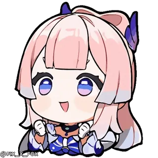 🤩 Sangonomiya Kokomi Genshin Impact whatsapp sticker