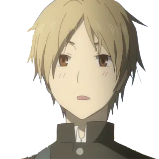 😳 Animé, Garçon, Personnage, Portrait telegram sticker