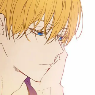 🌻 Anime, Phim hoạt hình, Nam, Người, Chân dung telegram sticker