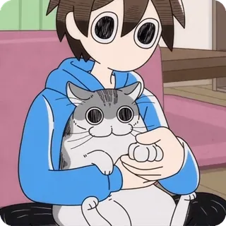 🌟 Anime, Hoạt hình, Mèo, Người, Dễ thương whatsapp sticker