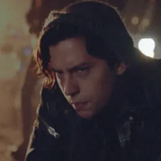🌨 Jughead Jones Riverdale Jughead Jones, Riverdale, Cole Sprouse, Drama adolescente, CW, Retrato, Serie de TV telegram sticker