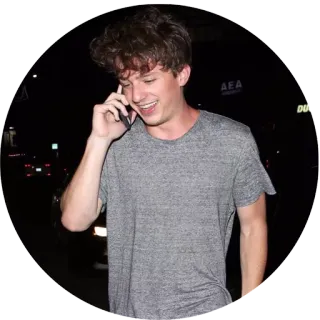 😃 Charlie Puth singer, celebrity, musician, pop, charlie puth telegram sticker