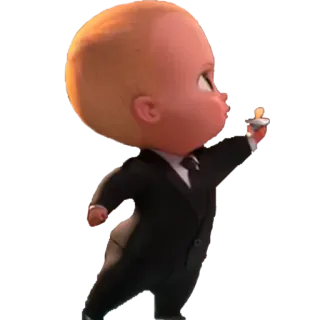 📢 Boss Baby The Boss Baby Kartun, Bayi, Setelan, Lucu, Karakter, Imut telegram sticker