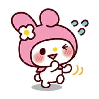 😚 My Melody My Melody, Sanrio, cartoon, cute, kawaii telegram sticker