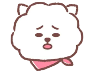 😞 cartoon, animal, sad, cute, character telegram sticker