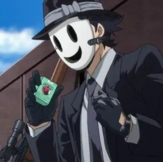 🙊 Sniper Mask High-Rise Invasion Аниме, Снайпер, Маска, Небоскрёб Вторжения, Оружие telegram sticker