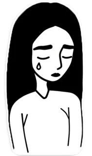 Sad Stickers telegram stickers