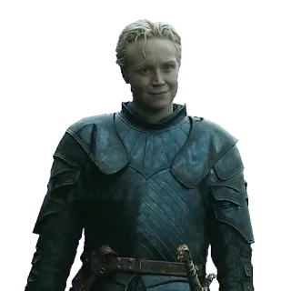 🙃 Brienne of Tarth Game of Thrones Brienne of Tarth, Game of Thrones, knight, armor, fantasy, television telegram sticker