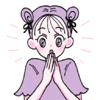 😱 Dessin animé, Choqué, Surpris, Animé, Mignon telegram sticker