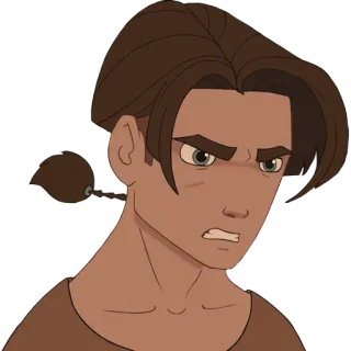 😡 Jim Hawkins Treasure Planet Jim Hawkins, Disney, Il pianeta del tesoro, Cartone animato, Animazione, Spazio, Avventura telegram sticker